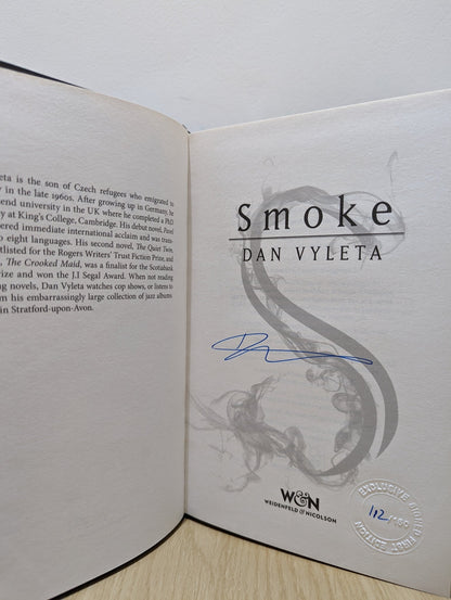Smoke & Soot by Dan Vyleta (Signed Numbered First Edition Set) - Fialta Books