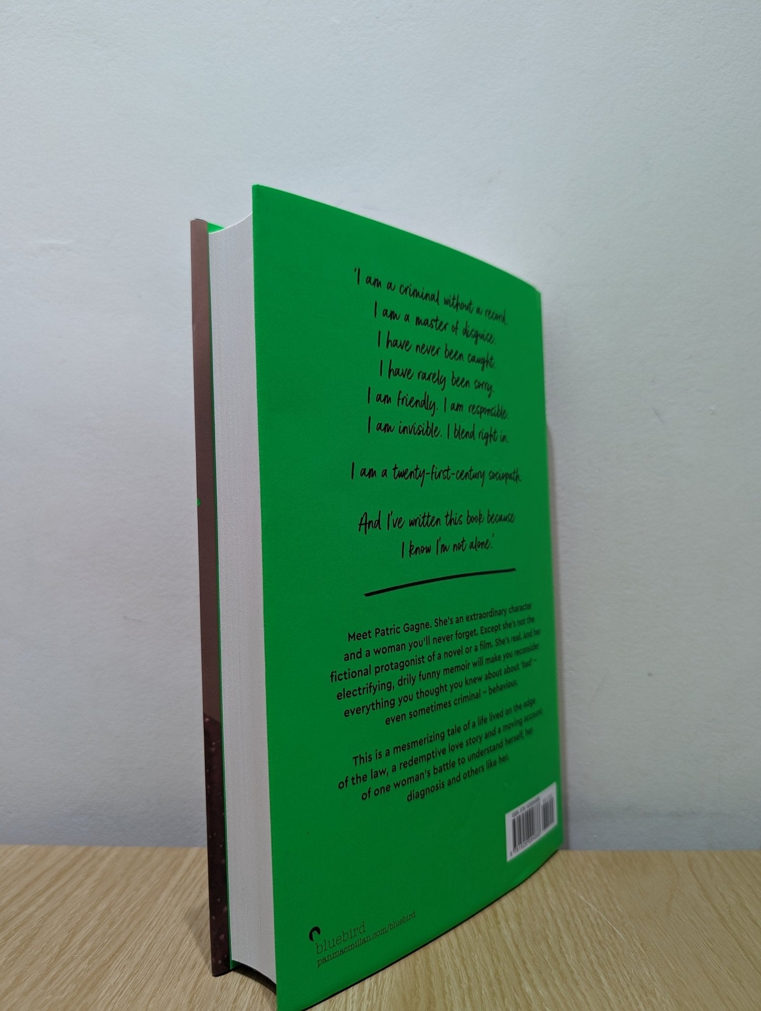 Sociopath by Patric Gagne (Signed First Edition) - Fialta Books