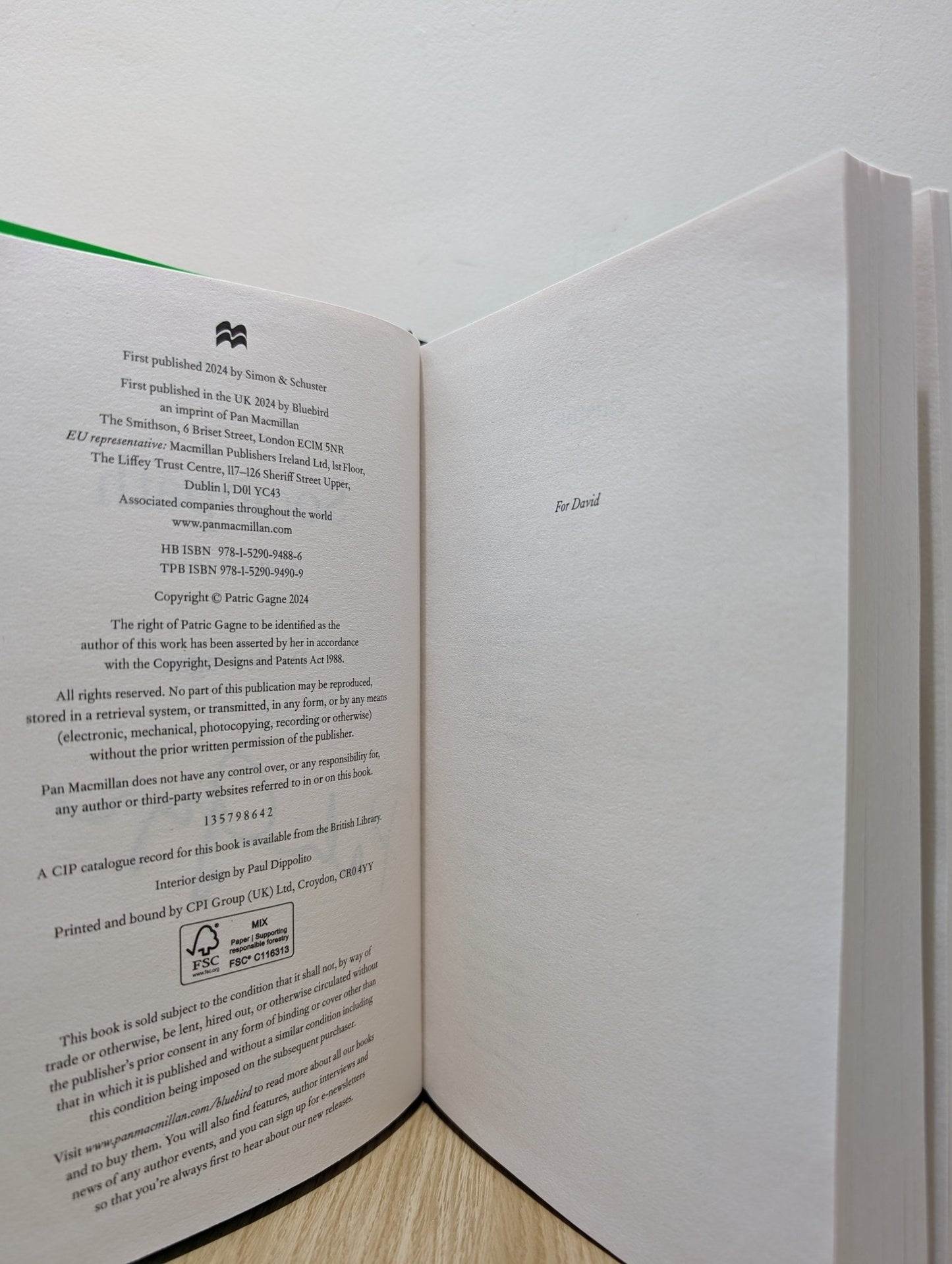 Sociopath by Patric Gagne (Signed First Edition) - Fialta Books