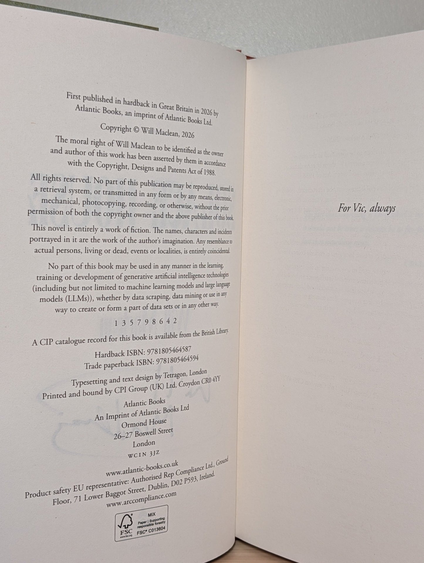 Solace House by Will Maclean (Signed First Edition) - Fialta Books