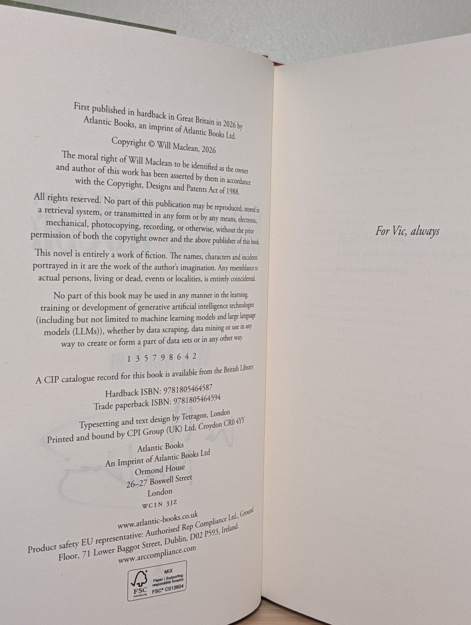 Solace House by Will Maclean (Signed First Edition) - Fialta Books
