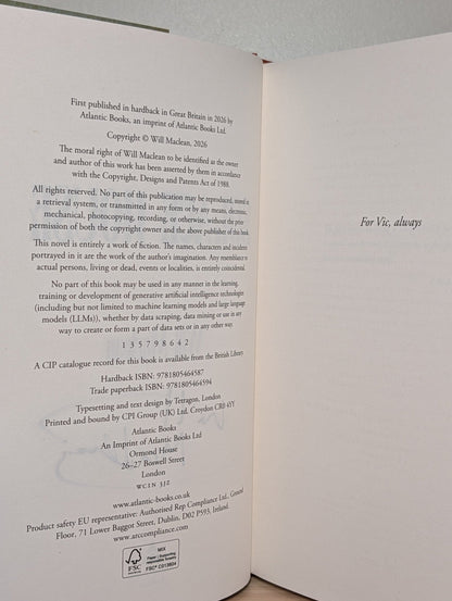 Solace House by Will Maclean (Signed First Edition) - Fialta Books