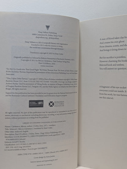 Solenoid by Mircea Cartarescu - Fialta Books