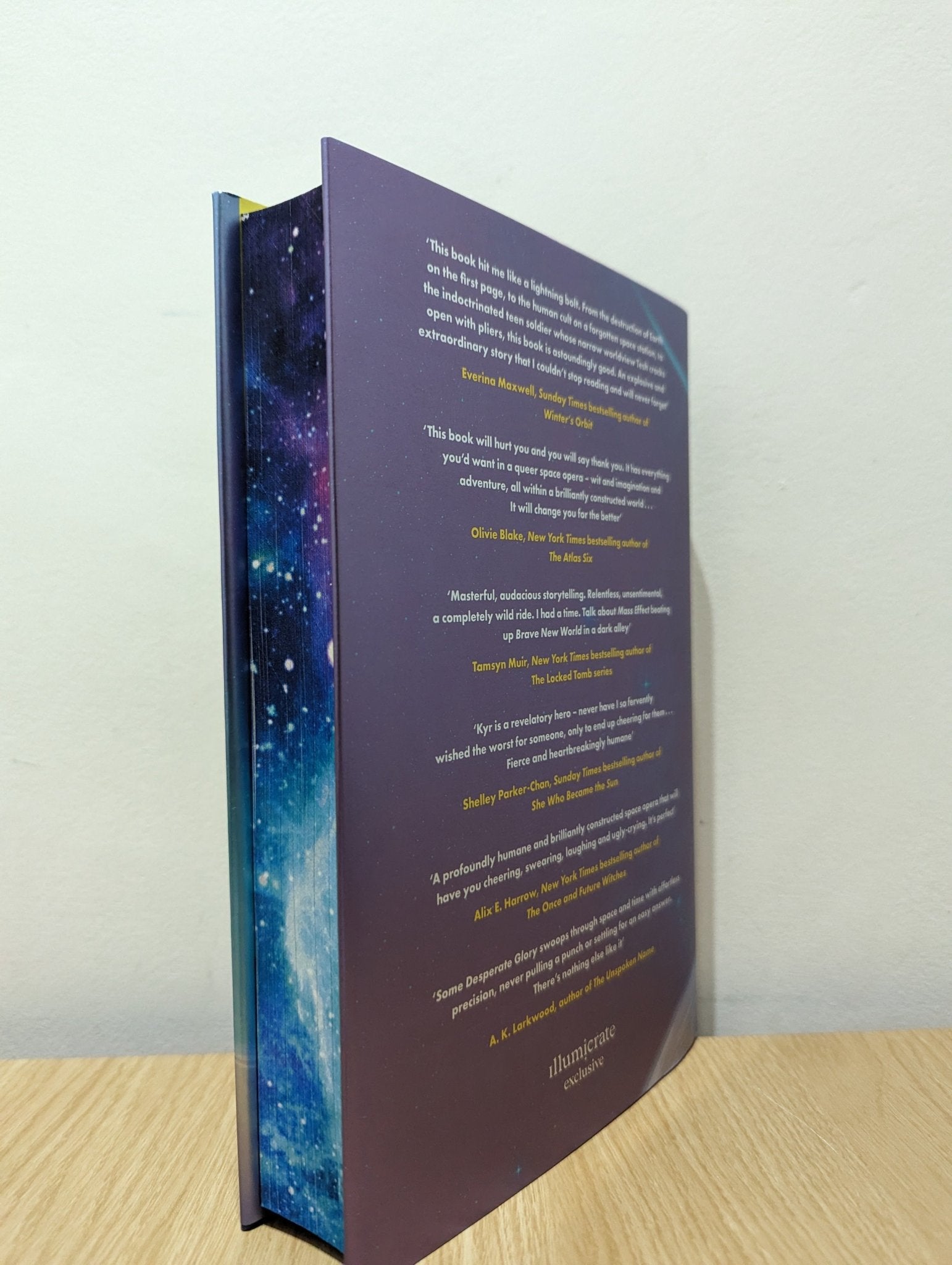 Some Desperate Glory by Emily Tesh (Signed First Edition with sprayed edges) - Fialta Books