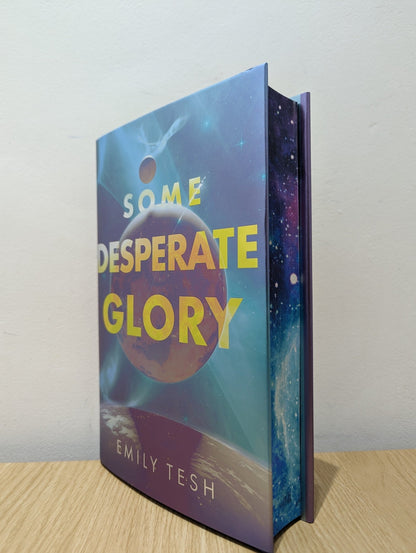 Some Desperate Glory by Emily Tesh (Signed First Edition with sprayed edges) - Fialta Books