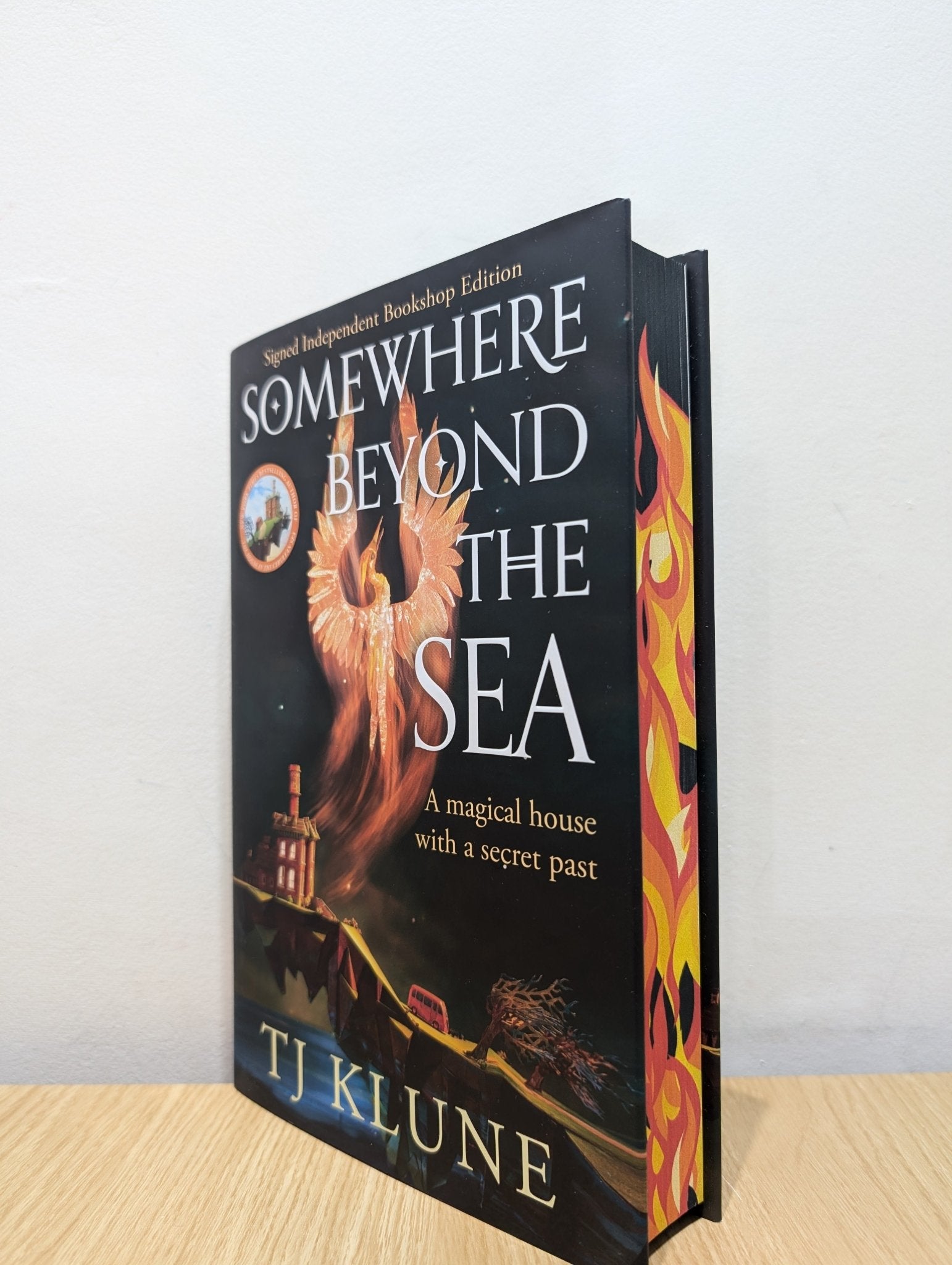 Somewhere Beyond the Sea by TJ Klune (Signed First Edition with sprayed edges) - Fialta Books