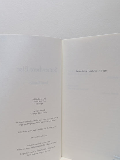 Somewhere Else by Jenni Daiches (First Edition) - Fialta Books