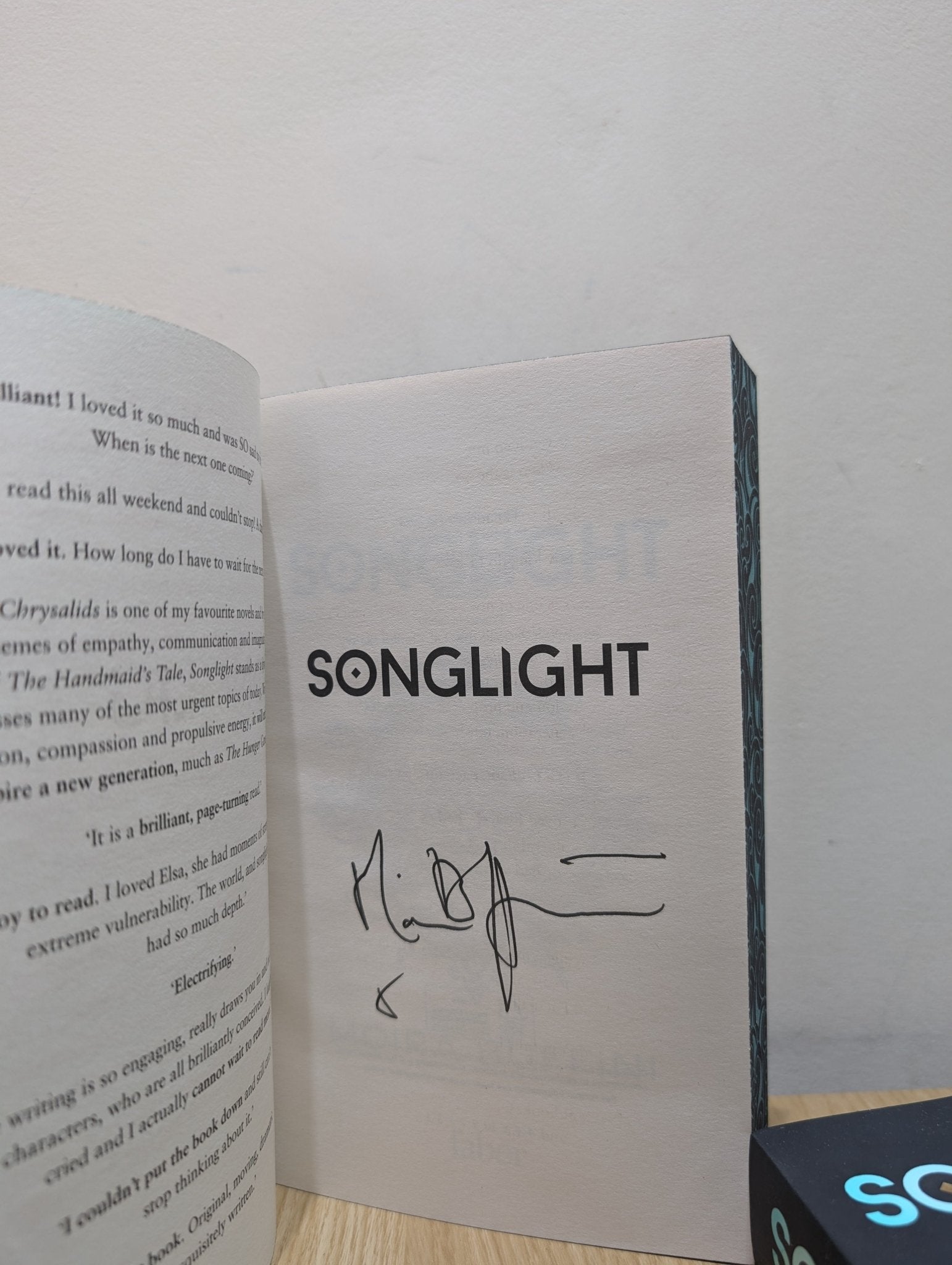 Songlight: The Torch Trilogy 1 by Moira Buffini (Signed First Edition with sprayed edges) - Fialta Books