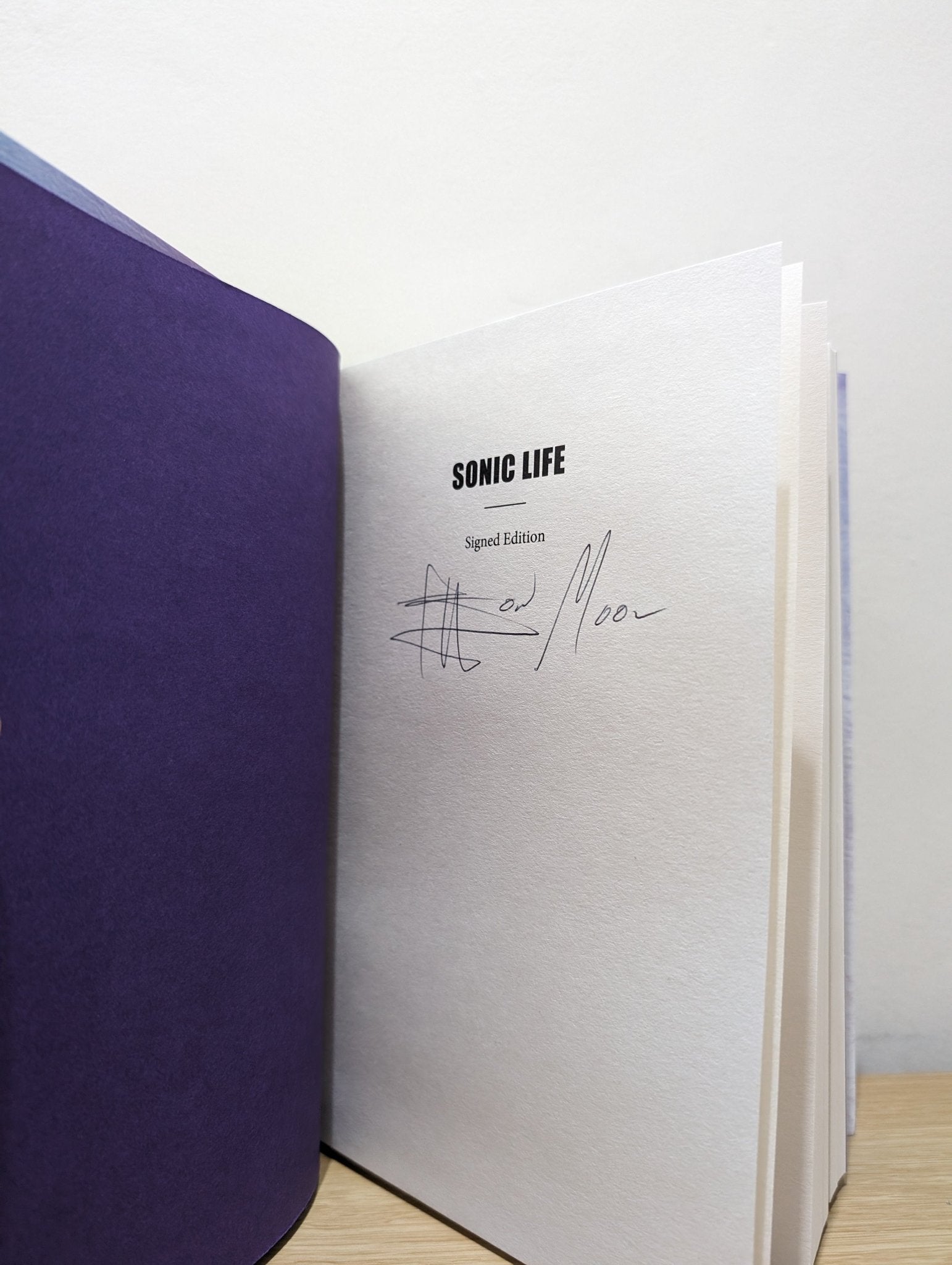 Sonic Life by Thurston Moore (Signed First Edition) - Fialta Books