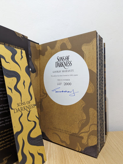 Sons of Darkness by Gourav Mohanty (Signed First Edition with sprayed edges) - Fialta Books