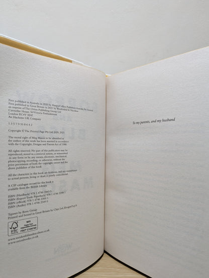 Sorrow and Bliss by Meg Mason (Signed First Edition with sprayed edges and extra essay) - Fialta Books