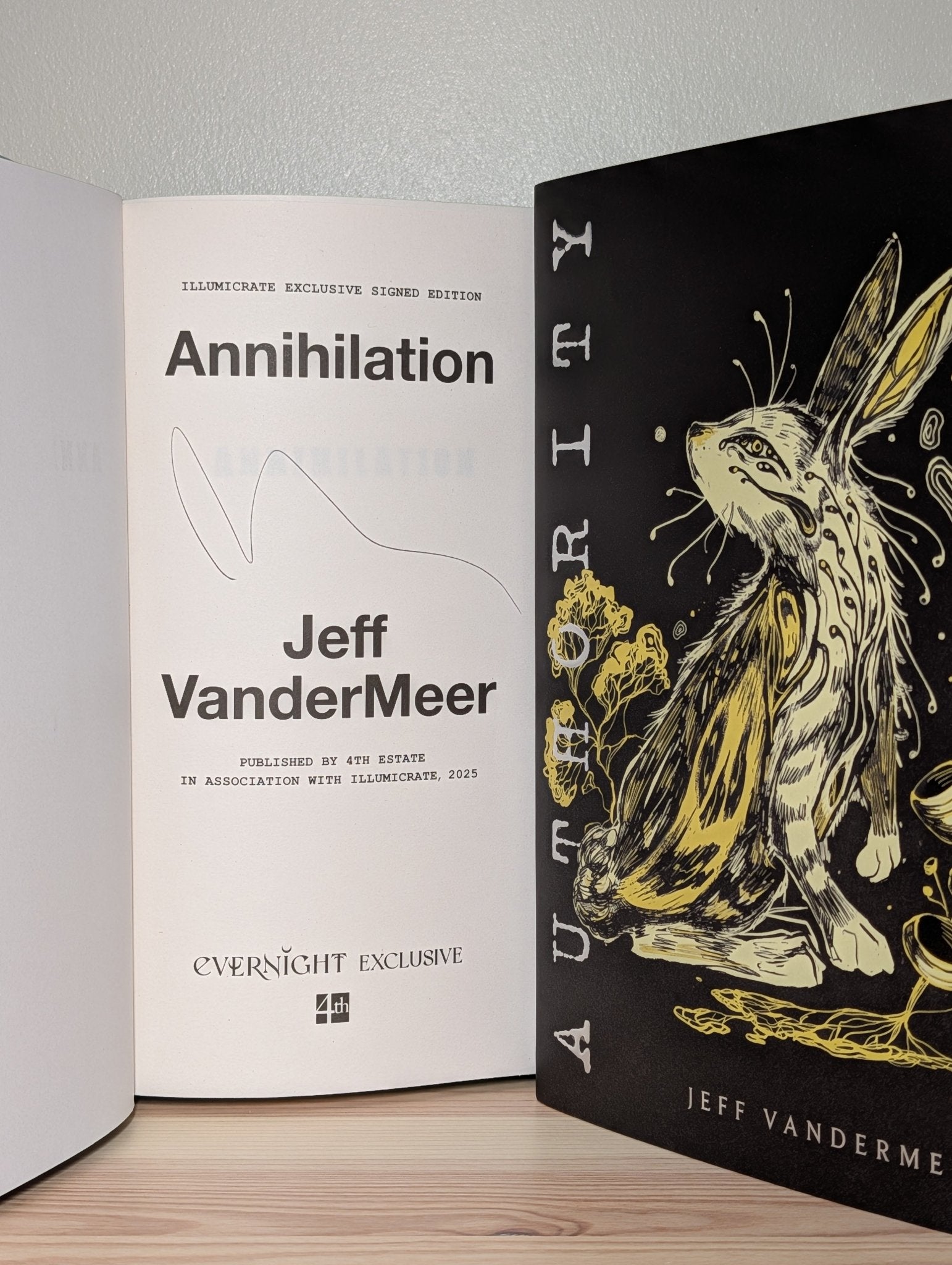 Southern Reach: Annihilation, Authority, Acceptance, Absolution by Jeff Vandermeer (Signed Set with sprayed edges) - Fialta Books
