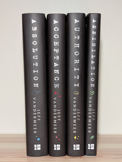 Southern Reach: Annihilation, Authority, Acceptance, Absolution by Jeff Vandermeer (Signed Set with sprayed edges) - Fialta Books