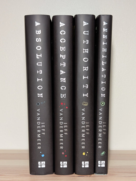 Southern Reach: Annihilation, Authority, Acceptance, Absolution by Jeff Vandermeer (Signed Set with sprayed edges) - Fialta Books