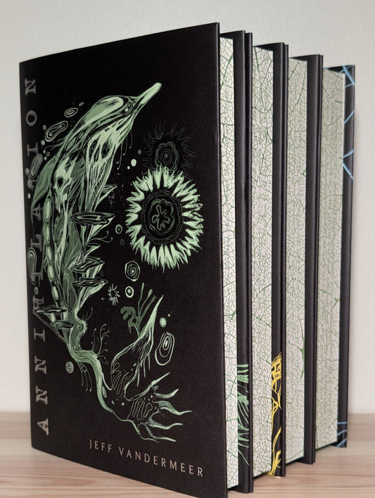 Southern Reach: Annihilation, Authority, Acceptance, Absolution by Jeff Vandermeer (Signed Set with sprayed edges) - Fialta Books