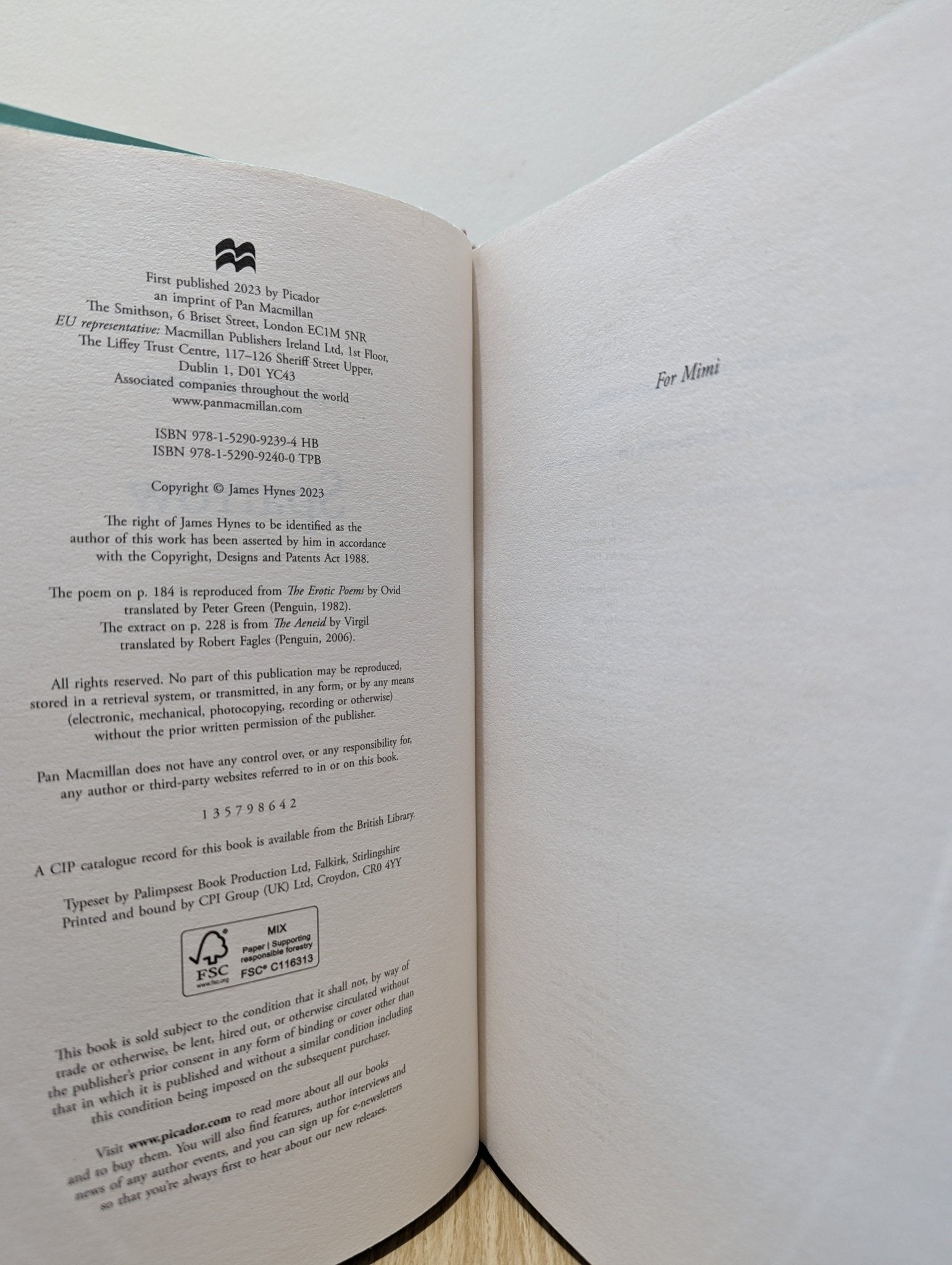 Sparrow by James Hynes (Signed First Edition with sprayed edges) - Fialta Books