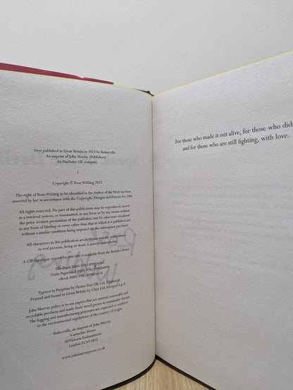 Speak of the Devil by Rose Wilding (Signed First Edition with sprayed edges) - Fialta Books