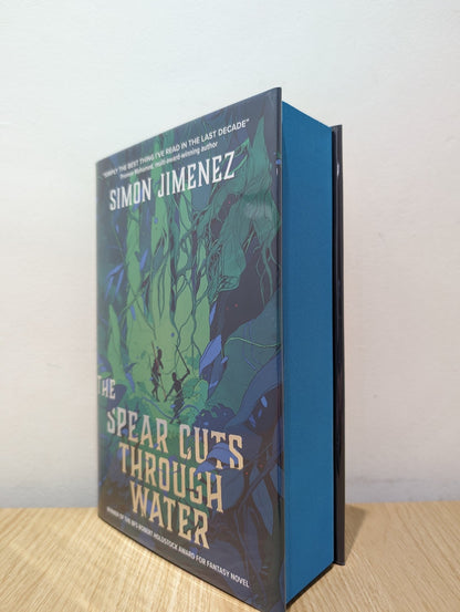 Spear Cuts Through Water by Simon Jimenez (Signed First Edition with sprayed edges) - Fialta Books