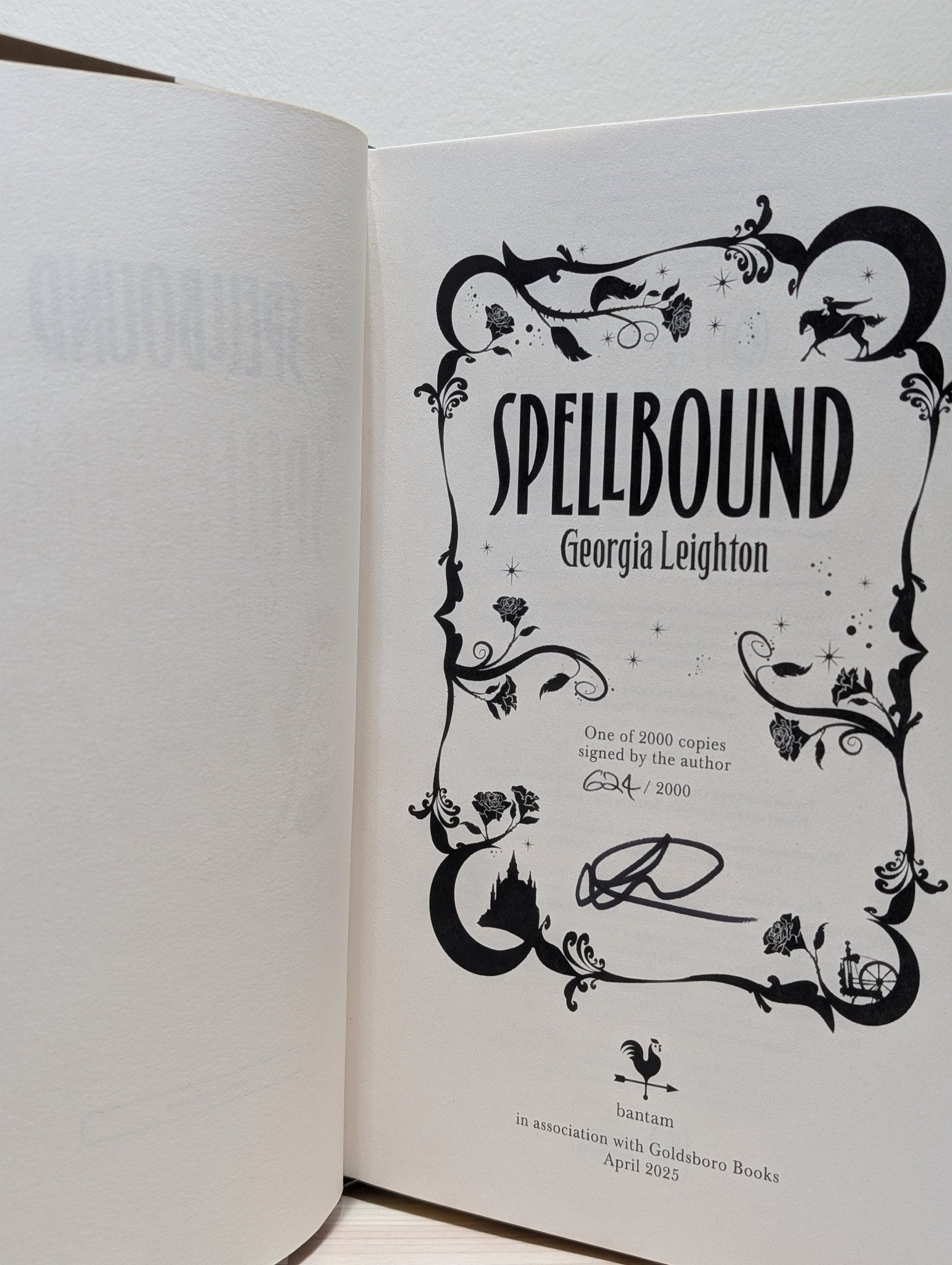 Spellbound by Georgia Leighton (Signed Numbered First Edition with sprayed edges) - Fialta Books