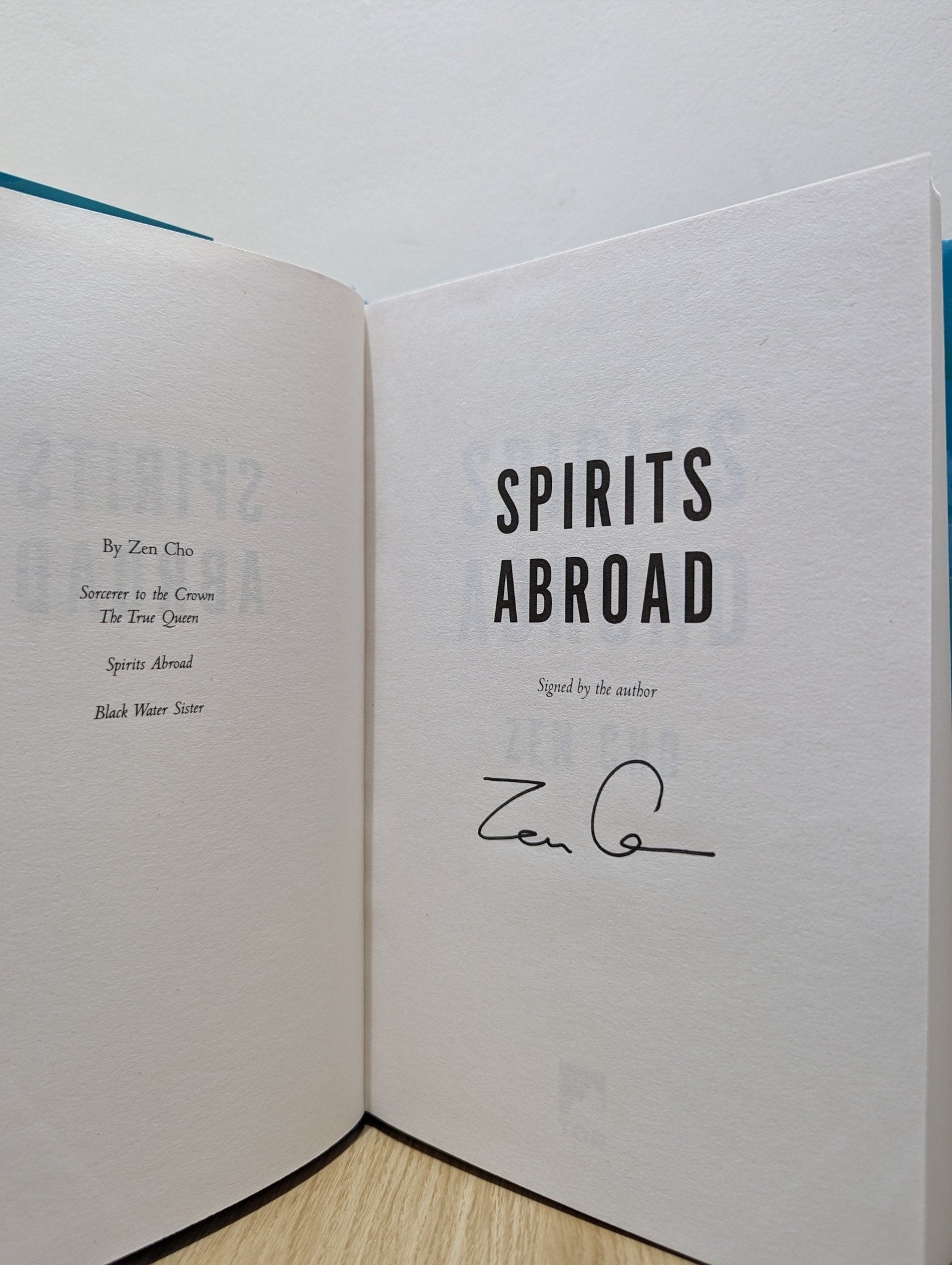 Spirits Abroad by Zen Cho (Signed First Edition) - Fialta Books