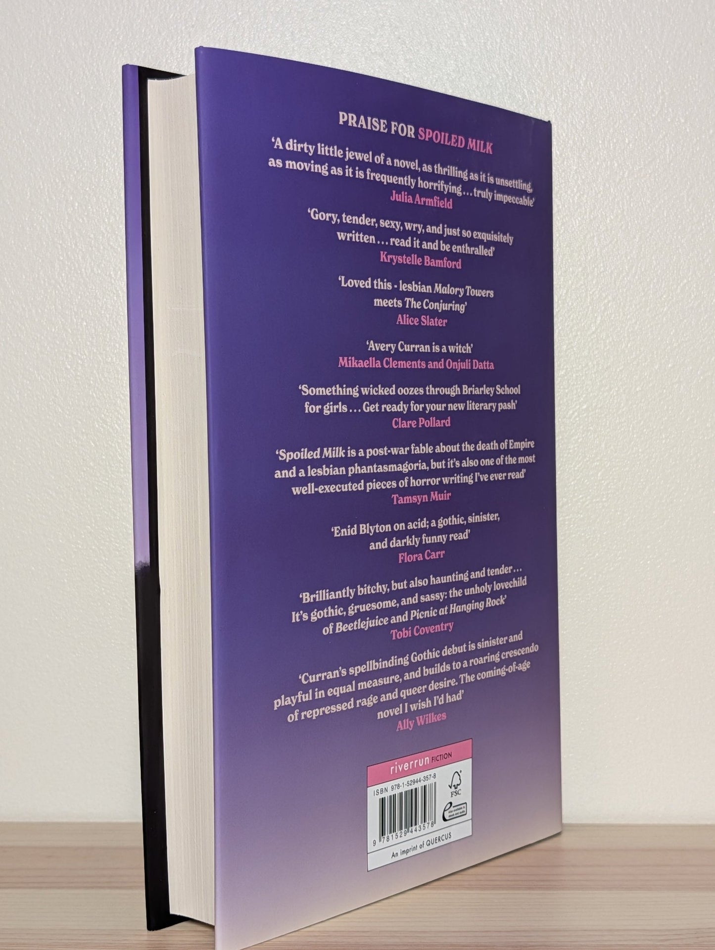 Spoiled Milk by Avery Curran (Signed First Edition) - Fialta Books