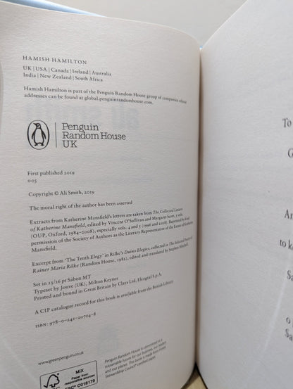 Spring by Ali Smith - Fialta Books