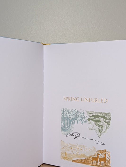 Spring Unfurled; Summer's Hum; Falling into Autumn; Winter's Song by Angela Harding (Signed Set) - Fialta Books