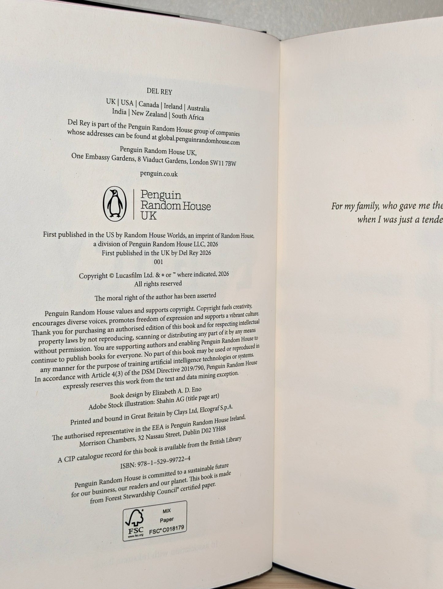 Star Wars: Legacy by Madeleine Roux (Signed First Edition with sprayed edges) - Fialta Books