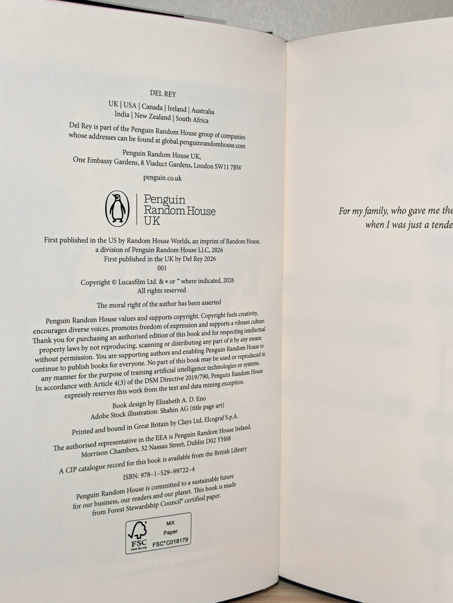 Star Wars: Legacy by Madeleine Roux (Signed First Edition with sprayed edges) - Fialta Books