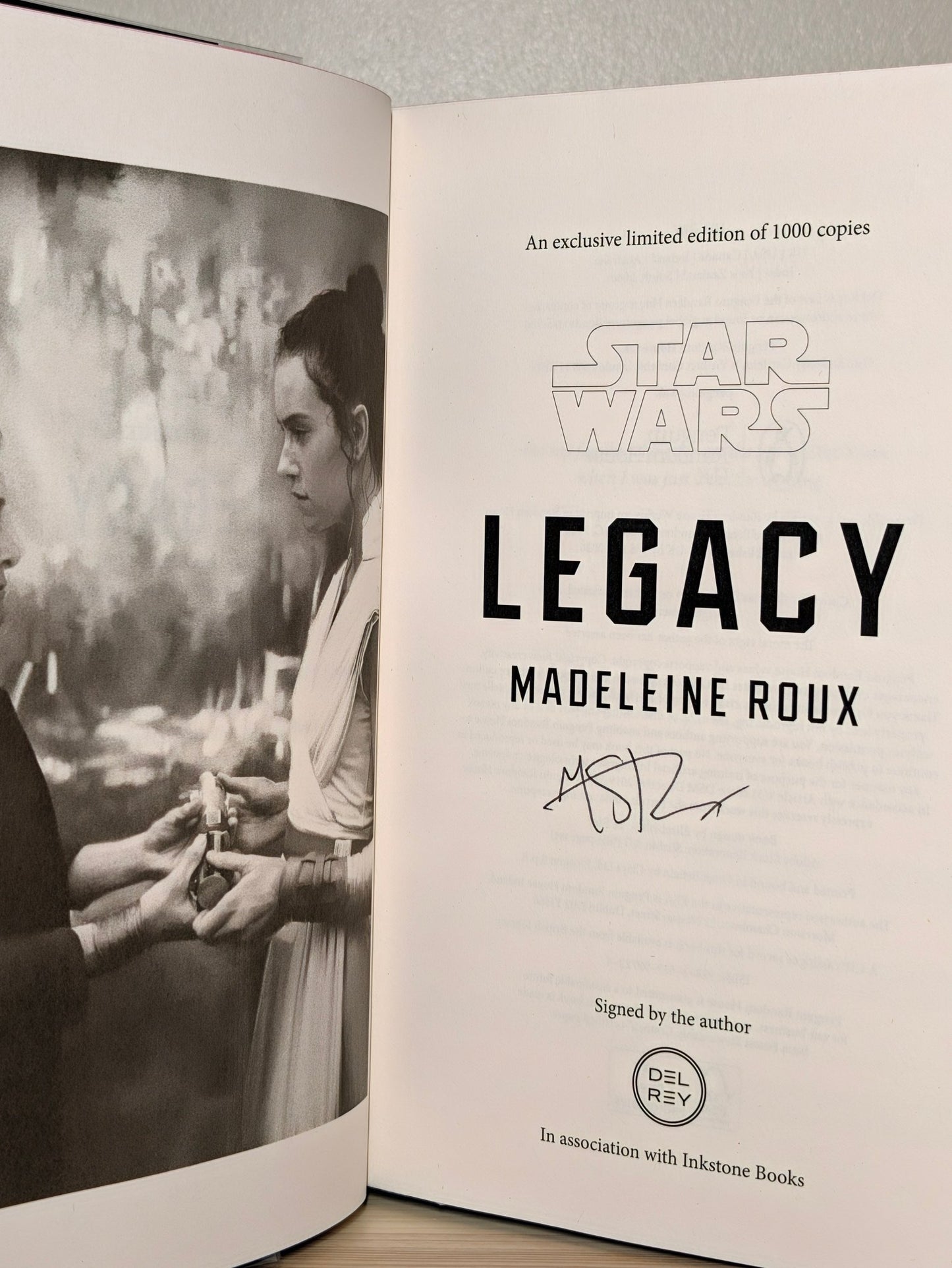 Star Wars: Legacy by Madeleine Roux (Signed First Edition with sprayed edges) - Fialta Books