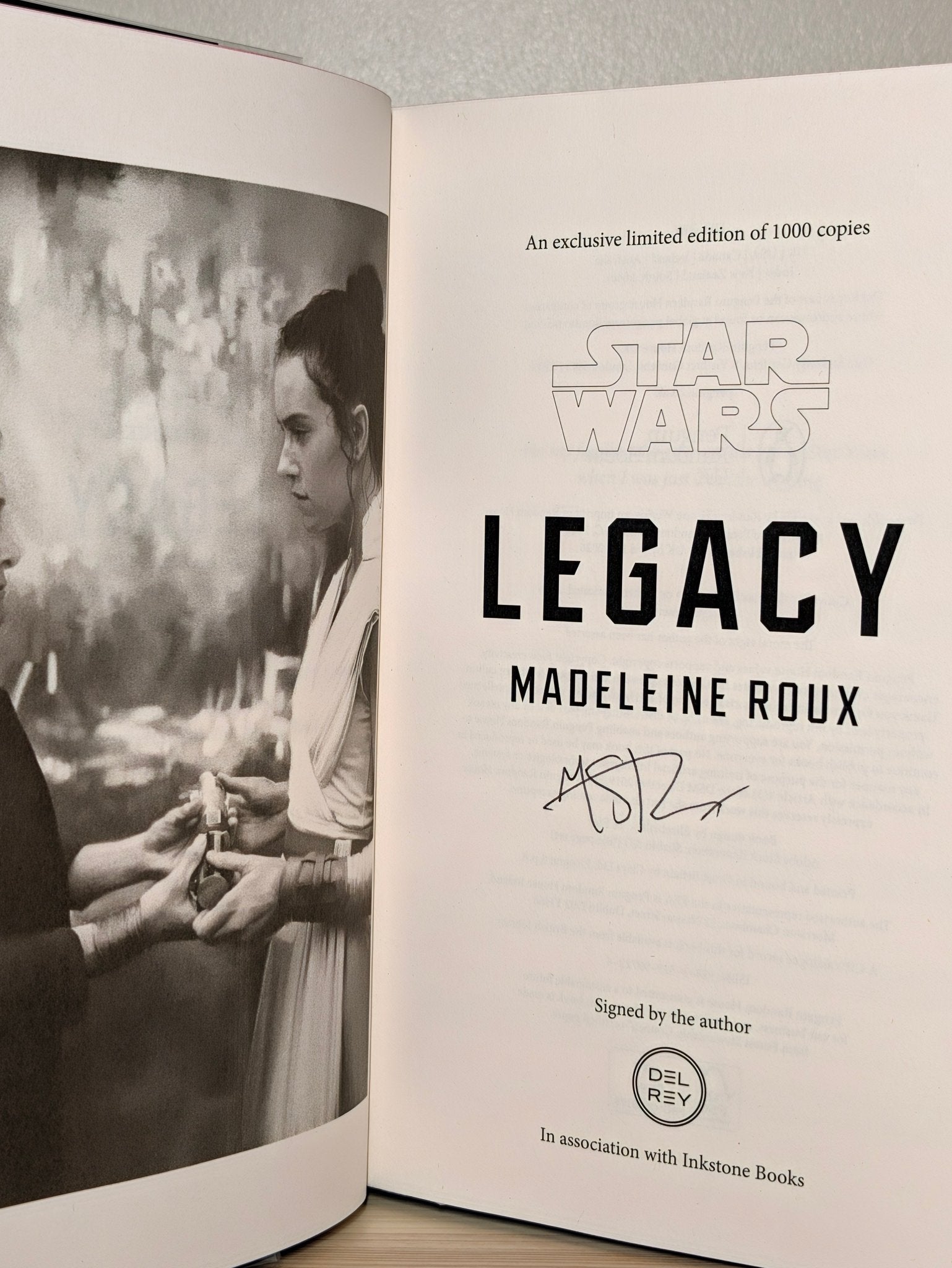Star Wars: Legacy by Madeleine Roux (Signed First Edition with sprayed edges) - Fialta Books