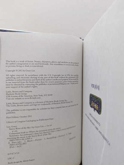 Starry River of the Sky by Grace Lin - Fialta Books