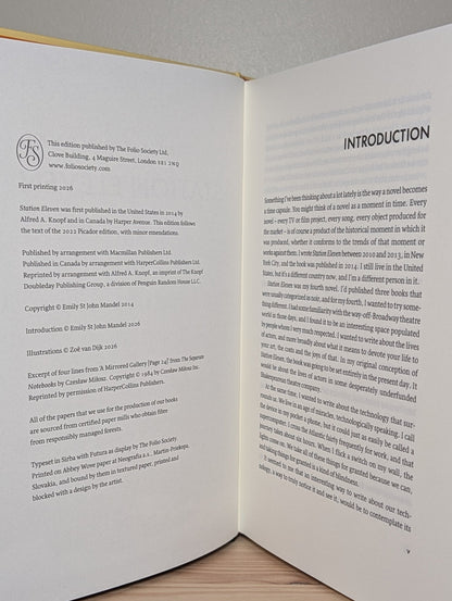 Station Eleven by Emily St. John Mandel (Folio Slipcase Edition) - Fialta Books