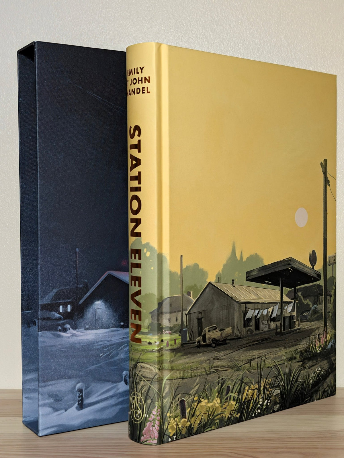 Station Eleven by Emily St John Mandel (Signed Dated Folio Slipcase Edition) - Fialta Books