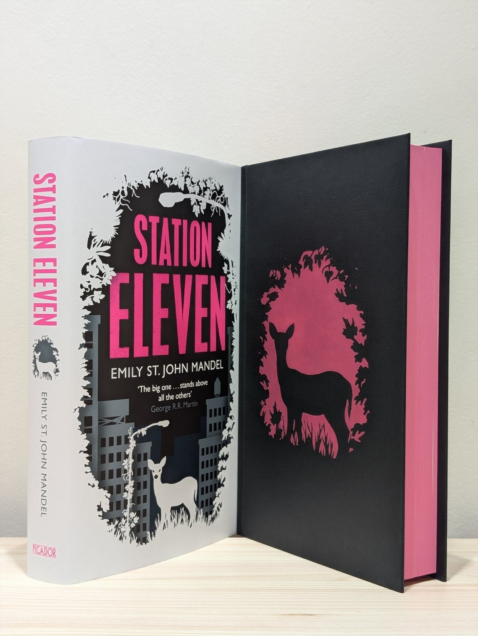 Station Eleven by Emily St. John Mandel (Signed Special Edition with sprayed edges) - Fialta Books