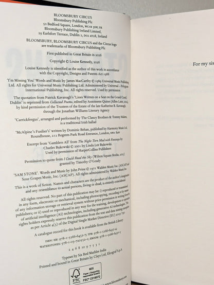 Stations by Louise Kennedy (Signed First Edition) - Fialta Books