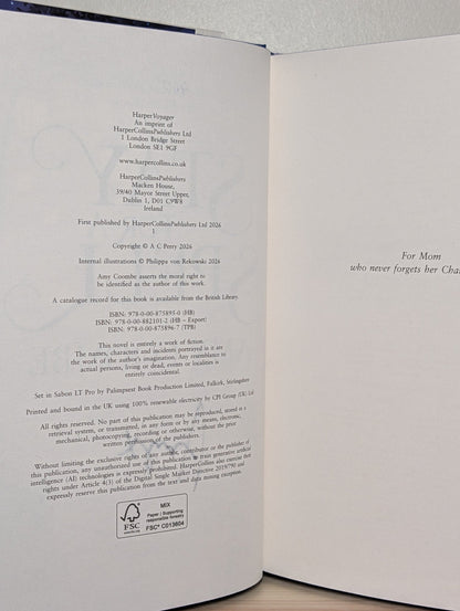 Stay for a Spell by Amy Coombe (Signed First Edition with sprayed edges) - Fialta Books