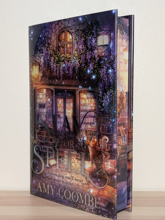 Stay for a Spell by Amy Coombe (Signed First Edition with sprayed edges) - Fialta Books