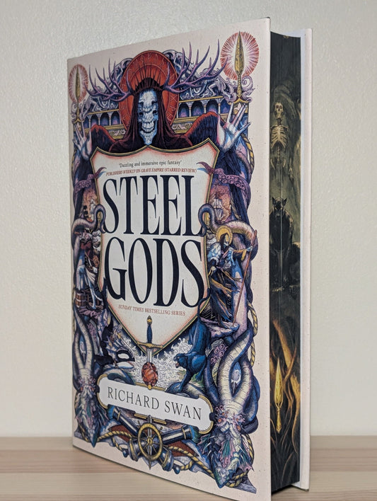 Steel Gods by Richard Swan (Signed with sprayed edges) - Fialta Books