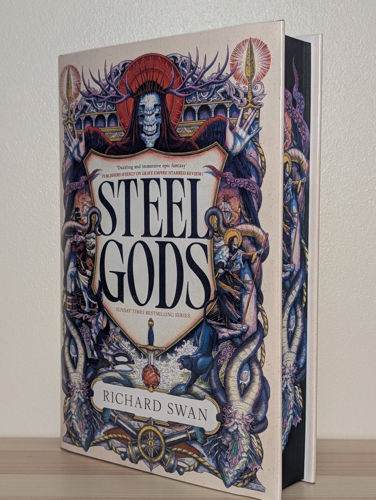 Steel Gods: Great Silence Book 2 by Richard Swan (Signed Numbered Edition with sprayed edges) - Fialta Books