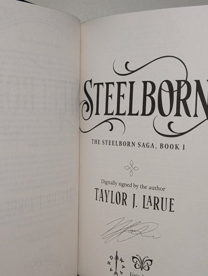 Steelborn by Taylor J. LaRue (Special Edition with sprayed edges) - Fialta Books