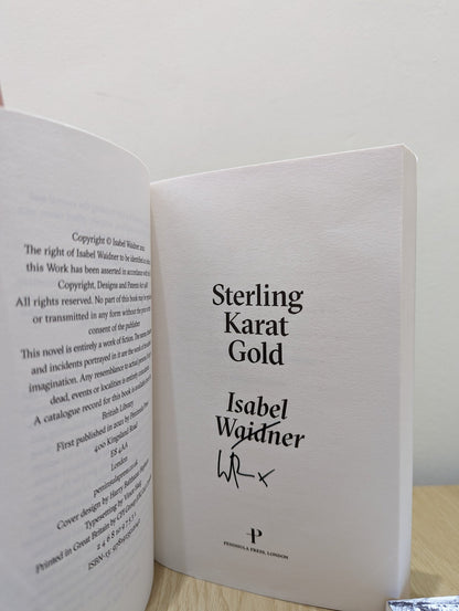 Sterling Karat Gold by Isabel Waidner - Fialta Books