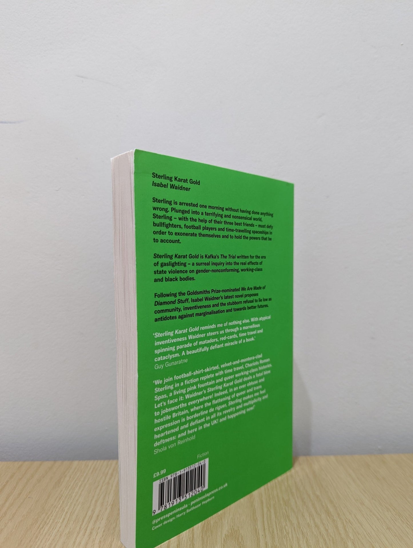 Sterling Karat Gold by Isabel Waidner - Fialta Books