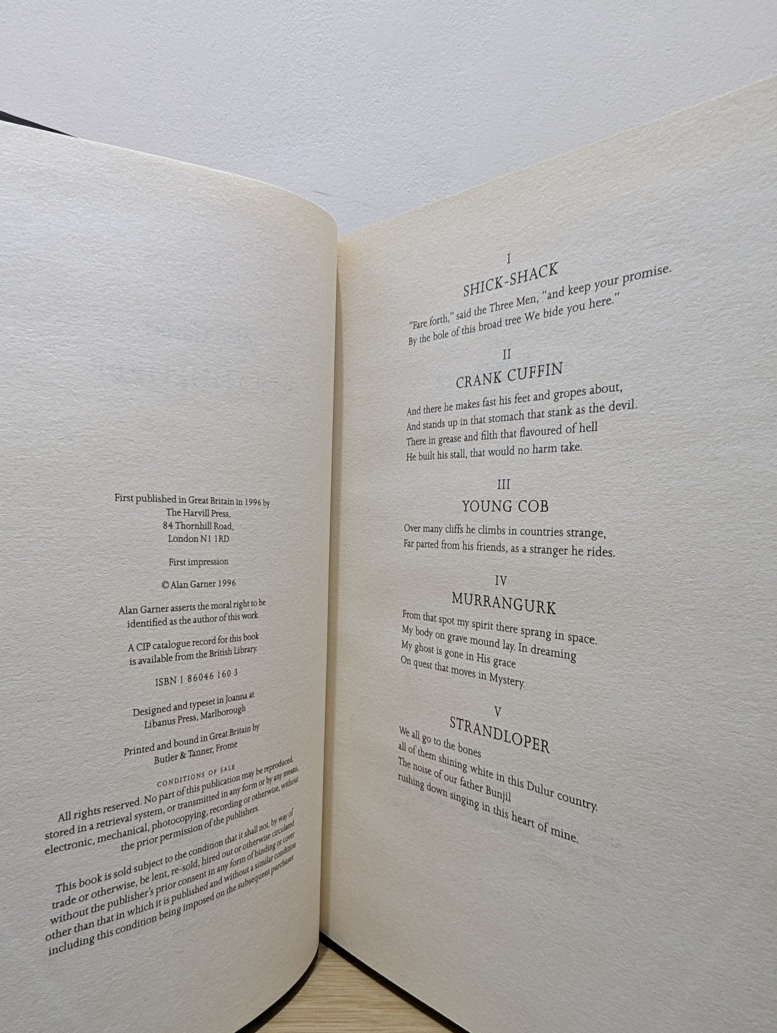 Strandloper by Alan Garner (First Edition) - Fialta Books
