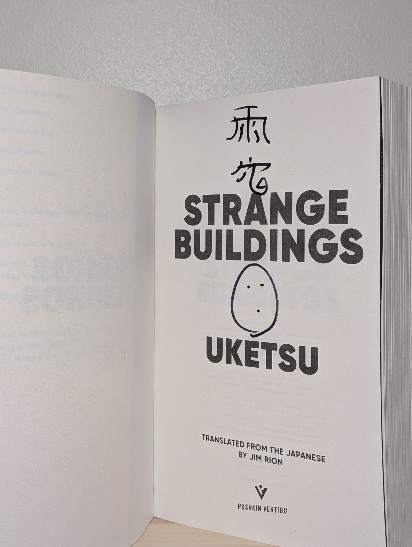 Strange Buildings by Uketsu (Signed First Edition) - Fialta Books
