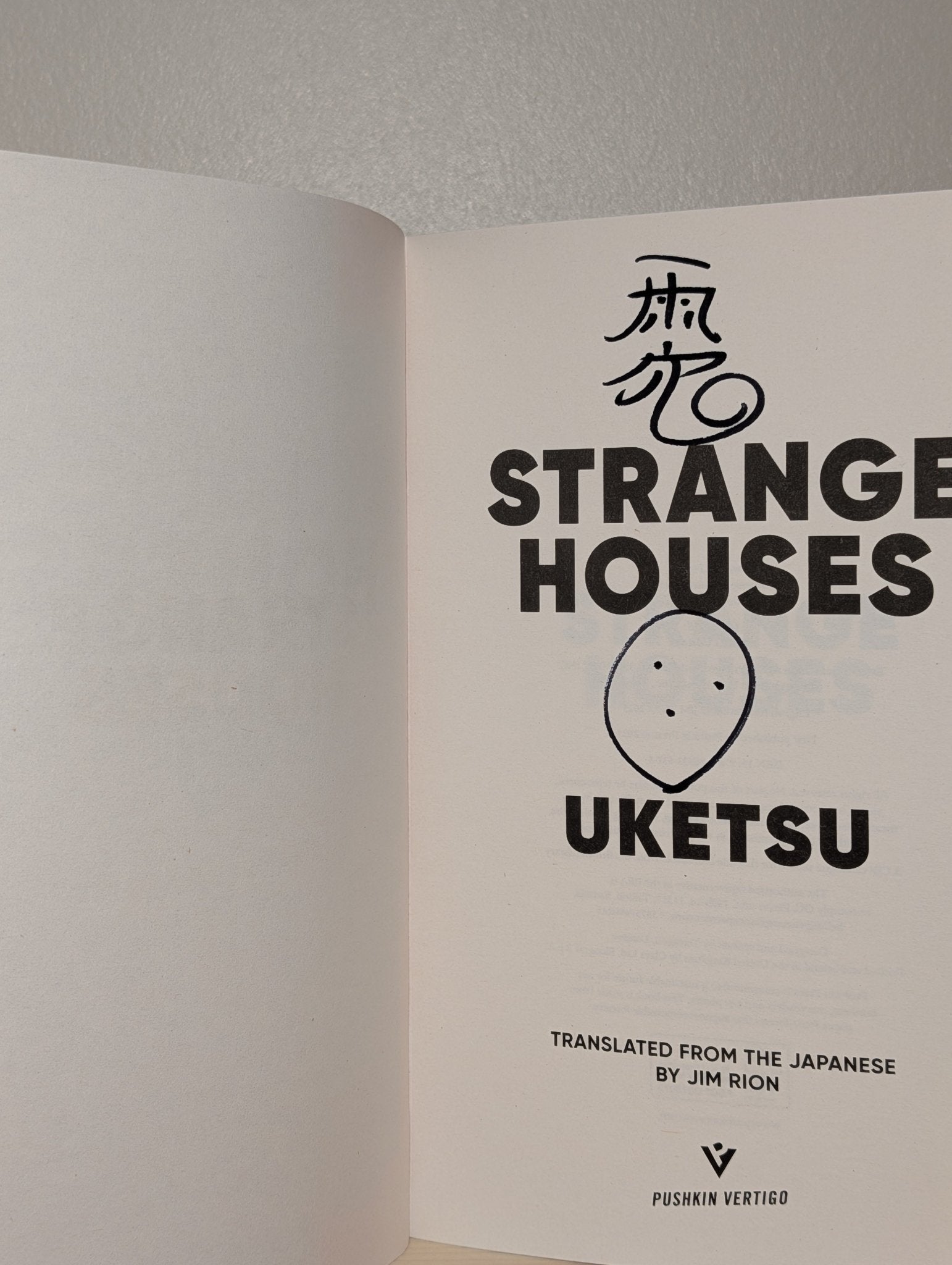 Strange Houses by Uketsu (Signed Edition) - Fialta Books