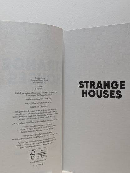 Strange Houses by Uketsu (Signed First Edition) - Fialta Books