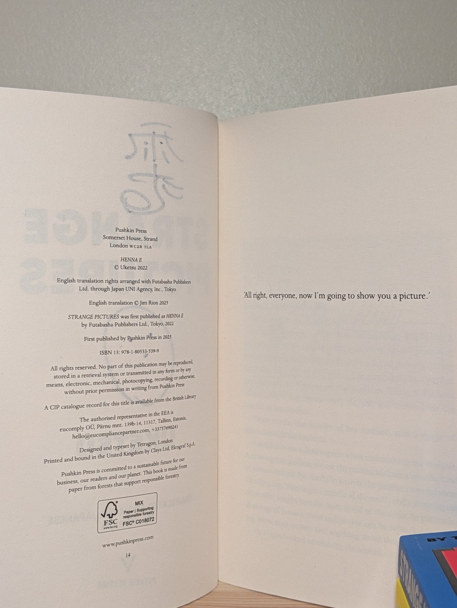 Strange Pictures; Strange Houses; Strange Buildings by Uketsu (Signed Edition Set) - Fialta Books