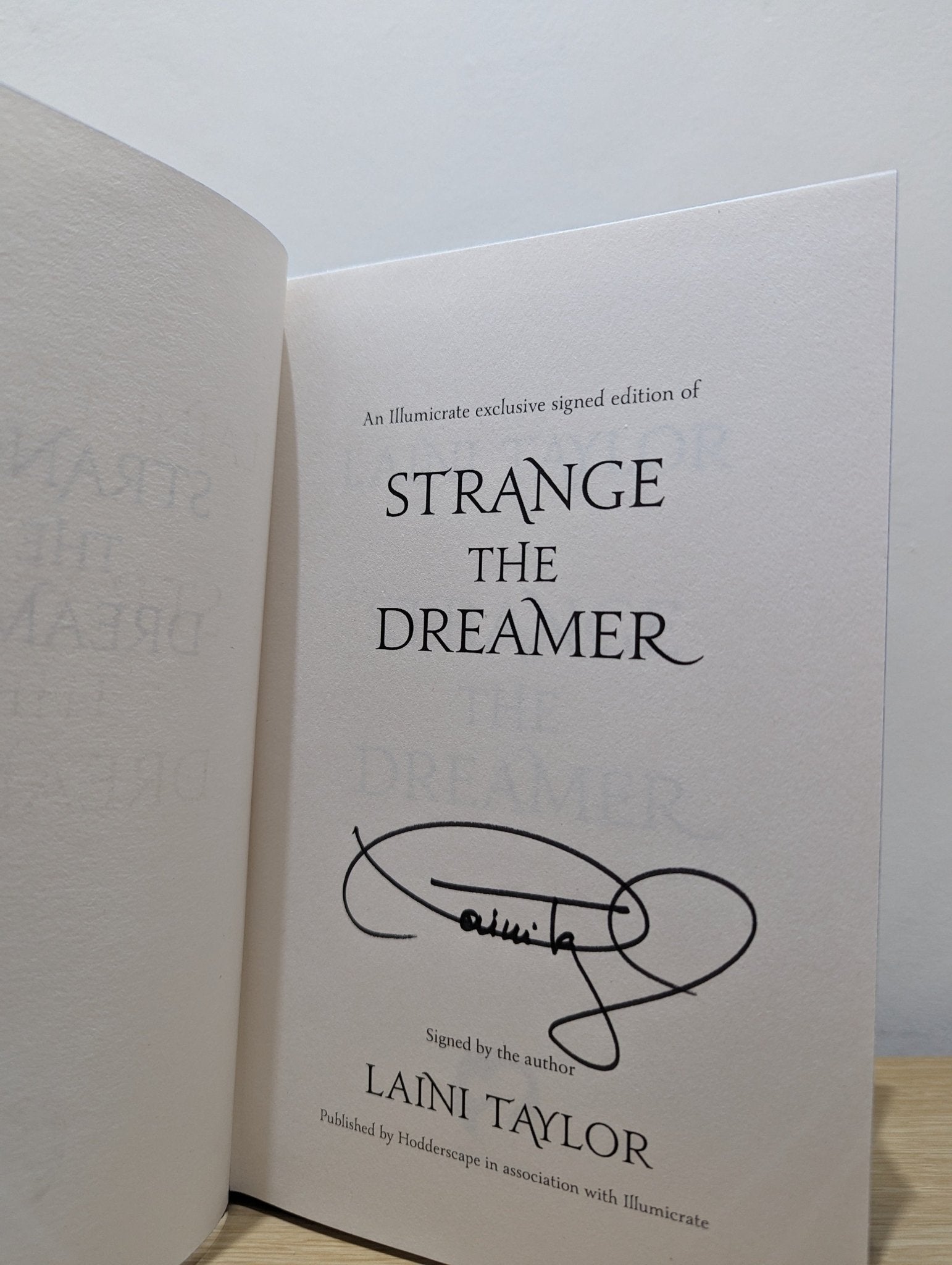Strange the Dreamer; Muse of Nightmares by Laini Taylor (Signed Set with sprayed edges) - Fialta Books