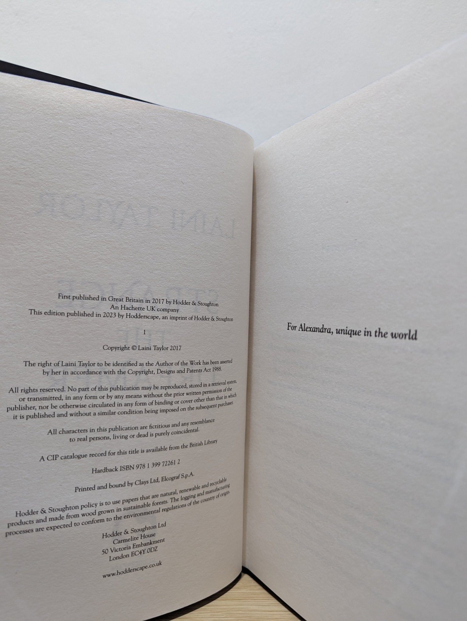 Strange the Dreamer; Muse of Nightmares by Laini Taylor (Signed Set with sprayed edges) - Fialta Books